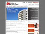 Australian Architectural Fire Doors and Metal Door Frames