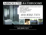 Bathroom Renovations Australia - Absolute Bathrooms