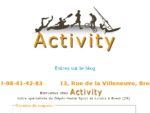Bienvenue sur le Site Web d'Activity Le spécialise du Dépôt-Vente de Sport et Loisirs à Brest