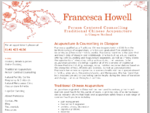 Francesca Howell - Traditional Chinese Acupuncture in Glasgow Scotland