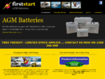 AGM Batteries, AGM Battery, CAr AGM Battery, Marine AGM Battery - First Start Batteries
