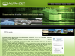 Budownictwo i projektowanie oczyszczalni ścieków i stacji uzdatniania wody-ALFA-ZET