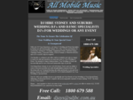 DJ Hire Sydney - Wedding DJ Sydney - All Mobile Music