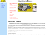 Ute Safe - Aluminium Boxes, toolbox, canopies, alloy ute box, custom built, standard range, tr