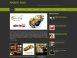 Amber-Ring Nowoczesna biżuteria z bursztynem