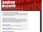 Andrew McCurdy - a freelance web and graphic designer in Wagga Wagga, Australia