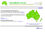 MYGP Appointment Booking System for Doctors and Medical Centres