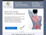 Back pain relief treatment Melbourne