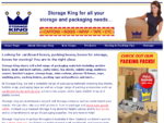 Cardboard boxes for storage, boxes for packing and moving. Storage King has all your packaging ..