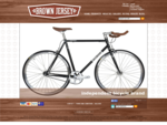 Fixie Retro Bikes (Fixed Gear, Mixte and - City Urban Bikes) - Australia Global - Brown Jersey I
