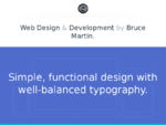 Bruce Martin | Web Design
