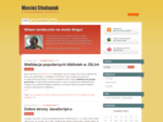 Maciej Chałapuk - O programowaniu stron WWW | CSS, JavaScript, Linux