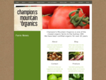Champion's Mountain Organics, supplying local organic and bio-dynamic produce to Sydney, Central C