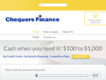 $100 - $1000 unsecured | Chequers Finance