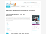 Van harte welkom bij Chiropractie Westland! | Chiropractie WestlandChiropractie Westland