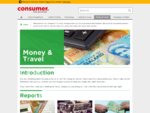 Money - Reports General Advice - Consumer NZ