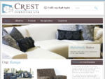 Crest Furniture Quality Hand Made Custom Designed Upholstered Furniture, Sofas, Nursing Chairs, B