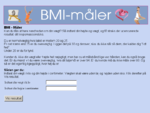 BMI - Maring;ler BMI - Beregner BMI - Test