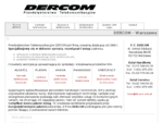 Centrale telefoniczne, aparaty telefoniczne, okablowanie strukturalne (sieci strukturalne) - DERCO