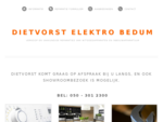 Dietvorst Elektro in Bedum bij Groningen Verkoop service en reparatie van wasmachine vaatwasser stof