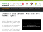 Eredivisie Live stream - onbeperkt voetbal live kijken