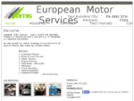 Home - European Motor Services - Auckland City Mechanic