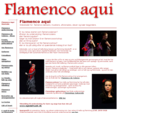 Flamenco Aqui - webstedet for flamencodans og musik