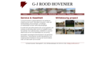 G-J Rood Hovenier - specialist op het gebied van tuinaanleg, bestratingen en beschoeiing