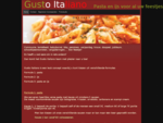 www. gusto-italiano. be, pasta en ambachtelijk ijs op uw feest.