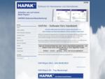 HAPAK - Die Branchensoftware - HAPAK - Software fürs Handwerk