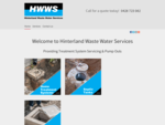 Treatment System Servicing Pump Outs - Hinterland Waste Water Services