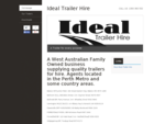A Trailer for every purpose - Ideal Trailer Hire