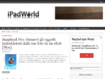 iPadWorld - Il Primo Blog Italiano sul nuovo dispositivo Apple iPad