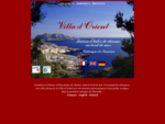 Chambre et Maison d'hôtes de charme - Marseille - Calanques - Provence - La Villa d'Orient