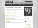 Live to Print | Fine Art Printery — Serigraph Silk Screenprinting - Giclée Digital Art Print