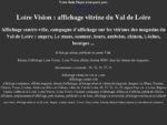 Loire Vision affichage vitrine du Val de Loire campagne d'affichage Vitrine dans le Val de Loire