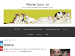 Maine Coon . nl - Informatie over het kattenras Maine Coon