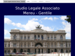 Studio Legale Associato Mereu - Gentile | Via G. G. Belli, 27 | 00193 Roma