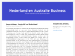 Nederland en Australie Business