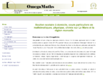 OmegaMaths, soutien scolaire et cours particuliers à domicile en maths, physique, chimie et aide