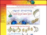 Amazing Coloured Opals and Opal lJewelry Exprertly made at Great Prices!