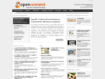 Opencontent - OpenContent, free software, eZ Publish, CMS, CMF, siti web, Trento, Trentino,