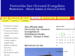Sito ufficiale della Parrocchia San Giovanni Evangelista di Monteleone-Oliveto Sabino - Diocesi di .