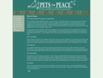 Pets in Peace | Pet cremation, pet crematorium, pet cemetery, pet memorial, pet burial