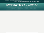 Professional experienced Podiatrist's. Melbourne Podiatry Clinics.