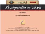Preparation CRPE -Page d'acceuil
