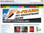 Raamfolie, fotoposter of bedrukking textiel Reclameklik. nl