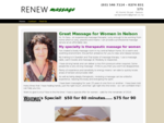 Renew Massage | Massage Nelson