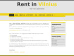Rent in Vilnius Old Town apartments | Apartments for rent in Vilnius Old Town | Short and long tim