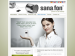 Sanafon - gesund telefonieren - Schutz vor Handystrahlung